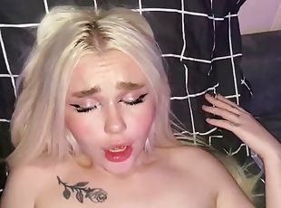 rysk, amatör, hardcore, sväljer, flickvän, sprut, blond, cowgirl, flexibel