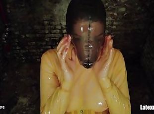 amatør, fetish, latex, solo