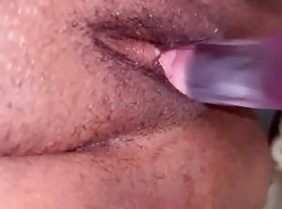 masturbation, amateur, ébène, milf, ados, jouet, maman, belle-femme-ronde, joufflue, gode