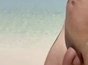 public, amateur, énorme-bite, gay, branlette, plage, belle, solo, exhibitionniste, minet