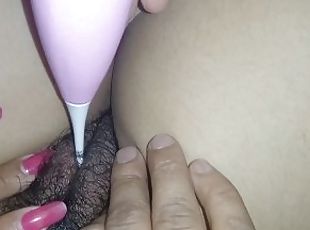 orgasme, vagina-pussy, muncrat, amatir, mainan