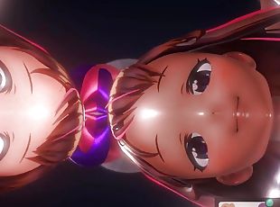 mmd r18 Kizuna AI & Black Gal Kizuna AI  Cakeface 3d hentai sex...