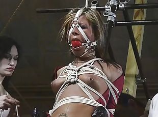 strømpebukse, hardcore, bdsm, stram, bondage