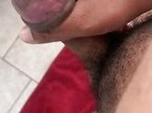 baignade, masturbation, amateur, énorme-bite, douche, solo, bite