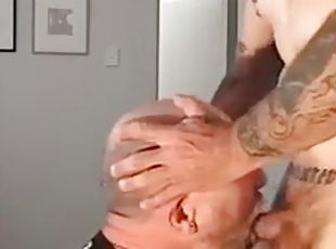 Daddy gives blowjob