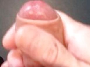 masturbation, amateur, énorme-bite, branlette, point-de-vue, serrée, solo, bite