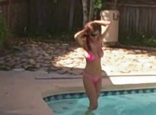 Amateur Fun In The Pool