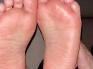 Hot wife meaty soles make me horny