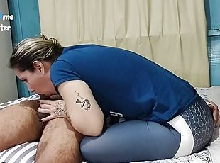 Curious Goddess Caught my blonde wife with a big ass and nice feet ...