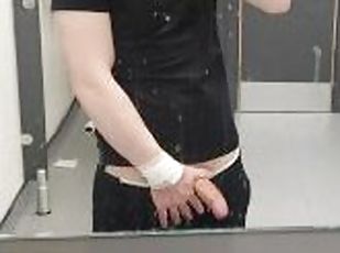British boy has fun in the gym changing room (Risky). Full video on...