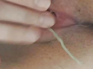 bad, masturbation, orgasm, fitta-pussy, kvinnligt-sprut, vått