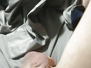 I cum hands free bouncing on a 7inch dildo while my small cock flop...