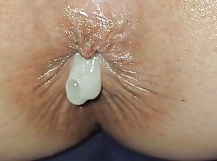 gros-nichons, grosse, femme, amateur, anal, énorme-bite, milf, maison, ejaculation-interne, belle-femme-ronde