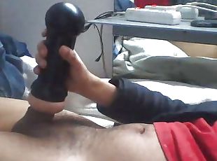 masturbieren, hautenge, dilettant, spielzeug, homosexuell, creampie, junge18, kamera, allein, milch