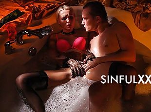 tuširanje, muca, babe, fafanje, velik-penis, milf, porno-zvezda, črni, fingering, nogavice