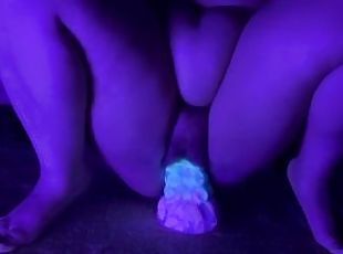 Blacklight fun with these glowing toys! {Full videos on OF @subbeli...