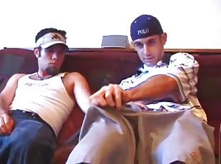 Apollo and Tag are watching porn, when Apollo bends over to give Tag a blowjob. Tag masturbates Apollo, and it seems that this straight guy wants t...