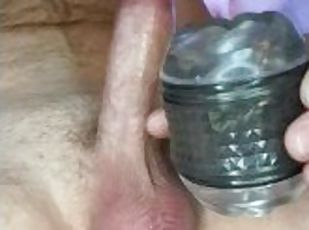 masturbation, orgasme, giclée, amateur, ejaculation-sur-le-corps, énorme-bite, jouet, maison, point-de-vue, fétiche