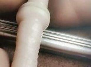 masturbação, orgasmo, amador, ébona, brinquedo, bbw, fetiche, sozinho, tatuagem