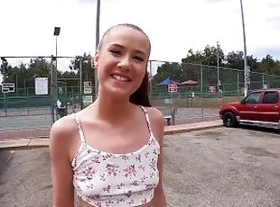 Real Teens - Ponytailed Hottie Athena Heart Gives Heads In Public B...