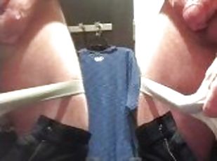 Fitting Room Masturbation Quickly Cumming Into My Underwear Before ...
