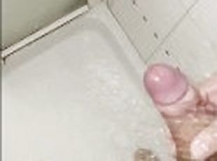 (POV) HORNY TEEN has a HOT SHOWER and masturbates in his DIRTY DORM...