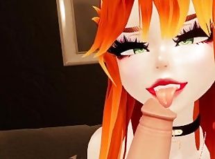 CherryErosXoXo VR Ahegao Face Cock Licking and POV Riding Custom Te...