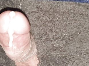 Close up Wanking and Cumming Outdoors at Night Wearing Onesie - Roc...