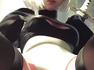 YoRHa 2B Ass Queen JOI Nier Automata Booty Focus 3D Anal SFM Anime ...