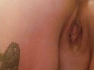masturbaatio, amatööri, anaali, milf, lelu, kova-seksi, dildo, soolo, tatuointi