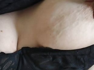 Teasing big pierced tits, rubbing fat, juicy clit to pulsating orga...