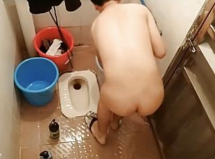 asiatic, imbaiere, masturbare-masturbation, slabanoaga, pula-imensa, gay, negru, camera, voyeur, tanar18