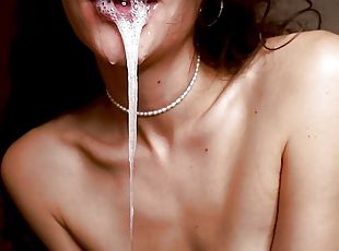 Homemade Cum In Closed Mouth Compilation. Huge Sperm Load - Amateur...