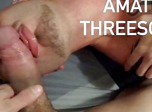 amatieris, milzīgs-dzimumloceklis, homoseksuāls, grupveida-seks, trijatā, penis