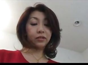 Horny Japanese Asian Cougar Fucked And Creampied