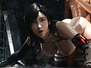 Intense fucking with Tifa, the hottest waifu in all of Final Fantasy (3D HENTAI PORN) by Ruria Raw