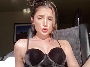 Horny teen squirts just for fans