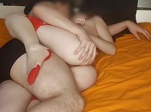 orgasmo, coño-pussy, con-los-dedos, perfecto, cowgirl