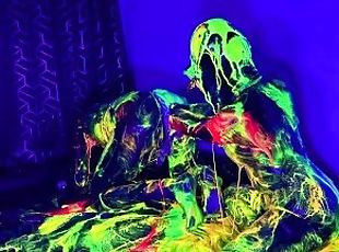 UV Gimpy Gas Mask Double Anal Fisting with Mistress Patricia and Ma...