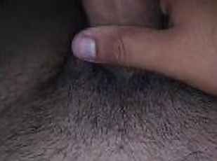 Masturbating my boyfriend giving him a good handjob and then having...