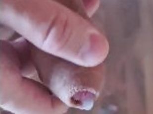 masturbation, orgasm, rysk, amatör, cumshot, avrunkning, sprut, ensam, kuk