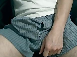 masturbation, amateur, ejaculation-sur-le-corps, interracial, gay, branlette, secousses, culotte, ejaculation, horny