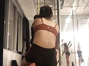 Asian Teen Pole Dancer