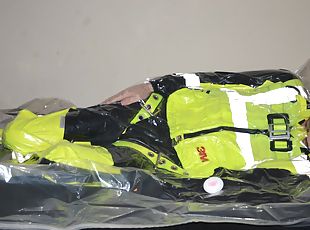 Jan 12 2023 - VacPacked in my hiviz coveralls Kevlar Vest and Hiviz...