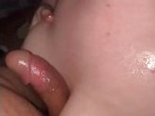 Daddy fuck my big oiled boobs