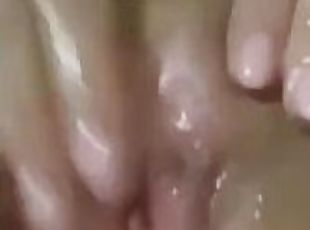 College teen fingers her soaking wet tight pussy OnlyFans leaked @c...