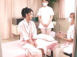 sykepleier, pussy, lesbisk, japansk, massasje, fingret, truser, naturlig, stram, uniform