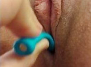 masturbation, orgasm, fitta-pussy, amatör, leksak, vått, tatuering, retande