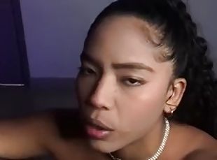 She records herself giving a rich blowjob to send to her boyfriend ...
