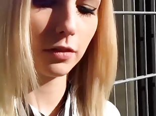 amatori, anal, hardcore, blonda, toaleta, superba